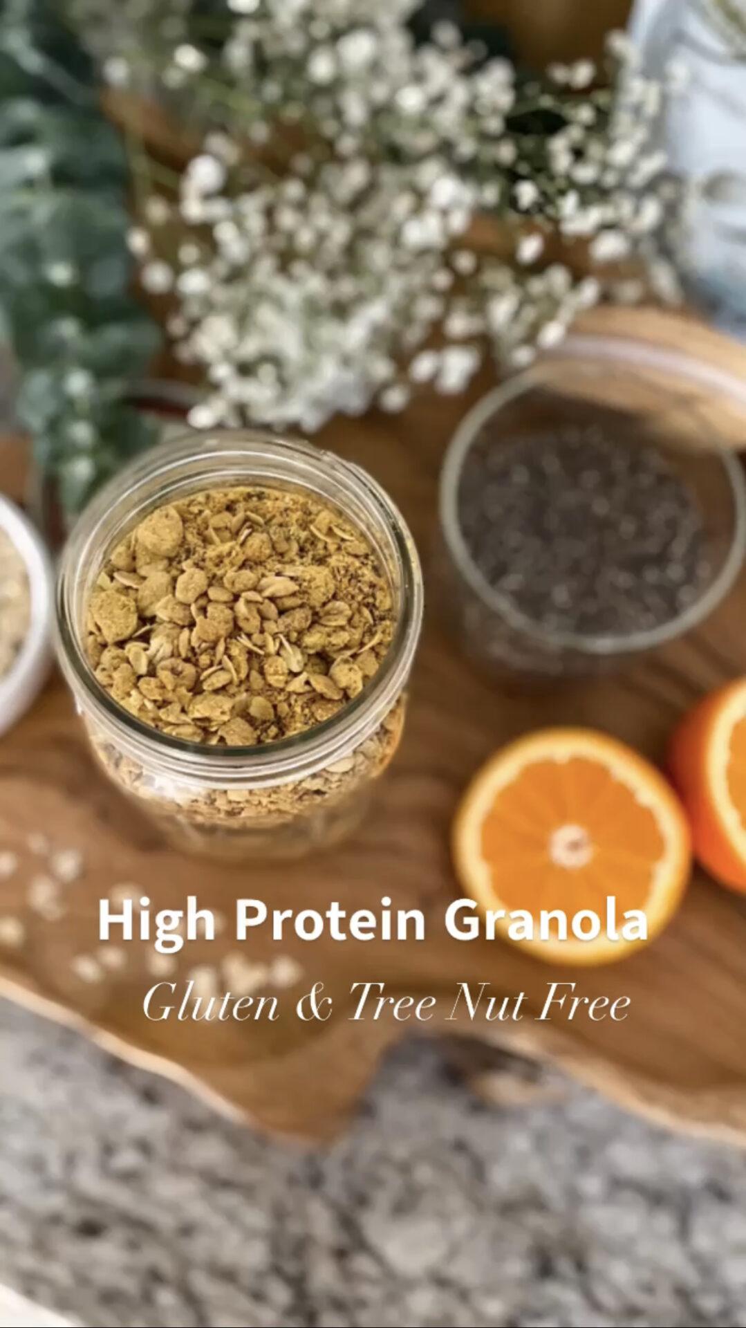 High Protein Gluten Free Granola